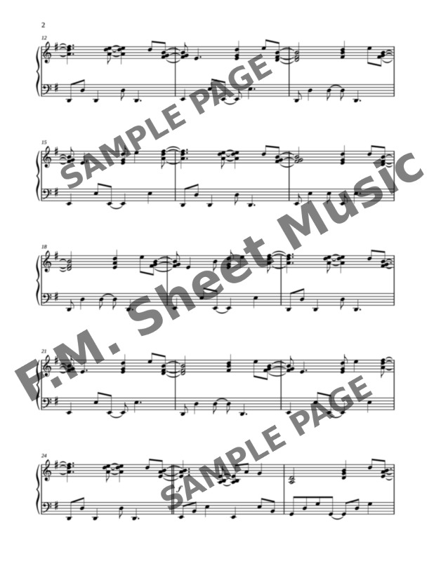 Come As You Are Intermediate Piano By Nirvana F M Sheet Music